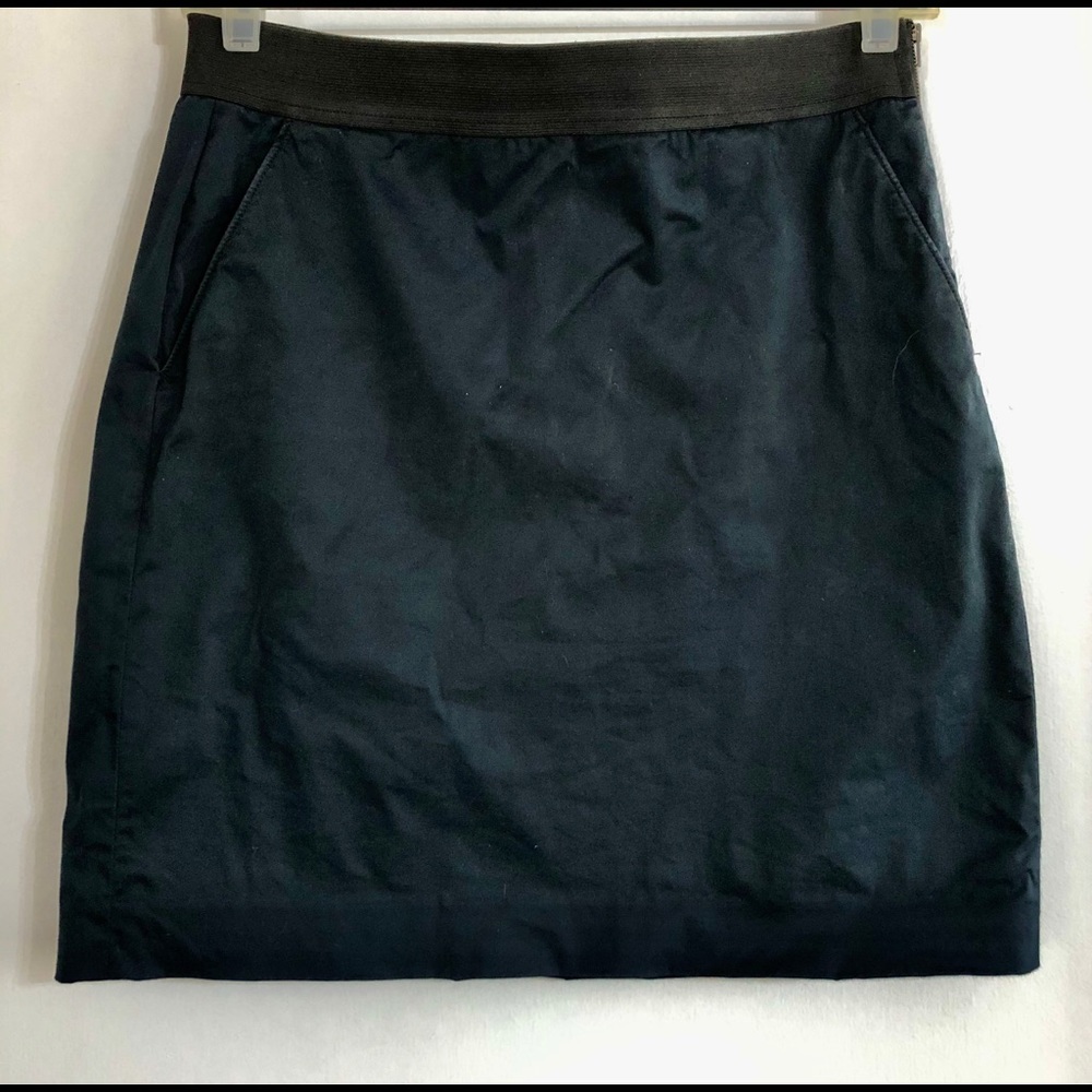 Banana Republic Stretch Black Utility Skirt Sz 10
